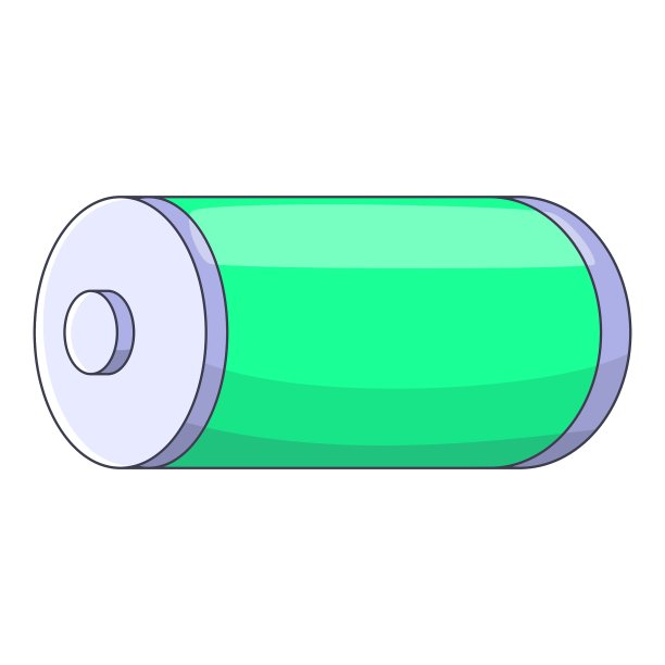 电池图标卡通风格图片下载