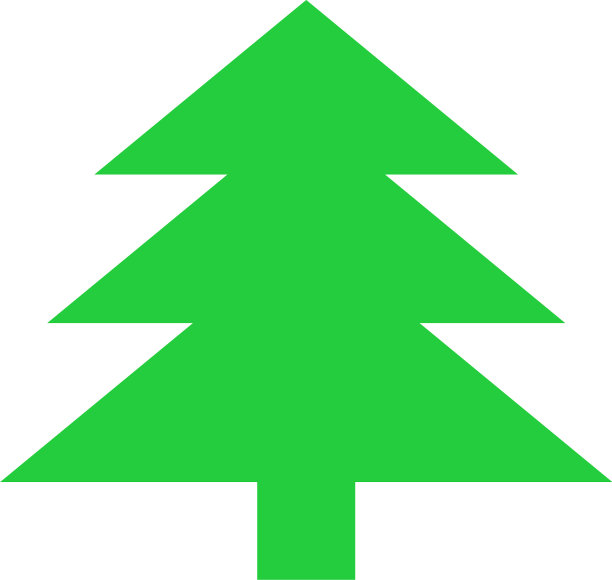 杉树图标平图片下载