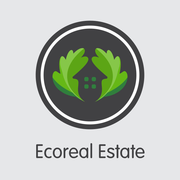ecooreal - ecooreal地产的硬币或标志图片下载