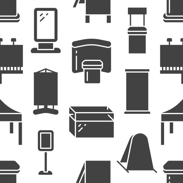 广告展览横幅展台展示图片下载