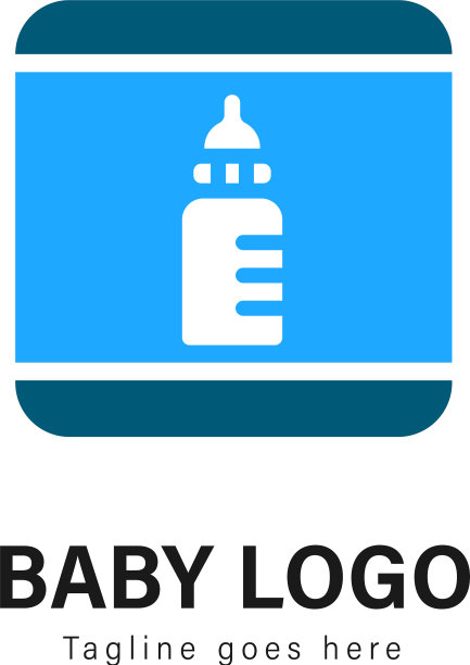 宝宝标志模板设计，宝宝标志具有现代感图片下载