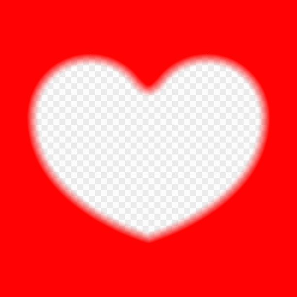 心形的红色框架图片下载