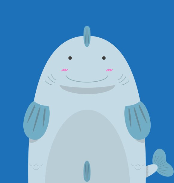 可爱的大肥鱼图片下载