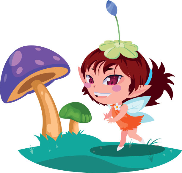 美丽的魔法仙女在营地图片下载