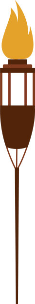 着火火炬隔离图片下载