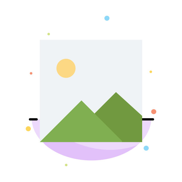 推特图片图片抽象平面颜色图标图片下载