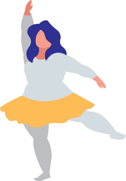 健壮女子芭蕾舞图片下载