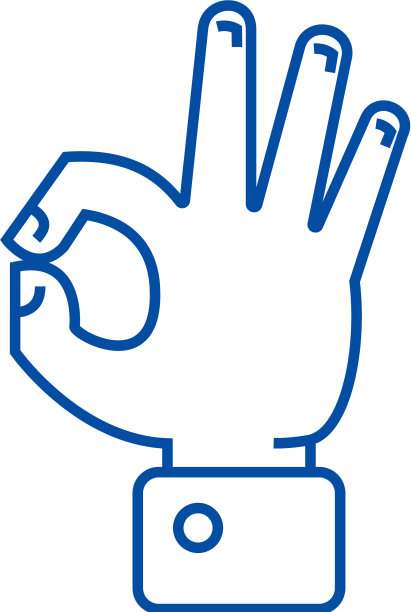 手ok线图标概念手ok平图片下载