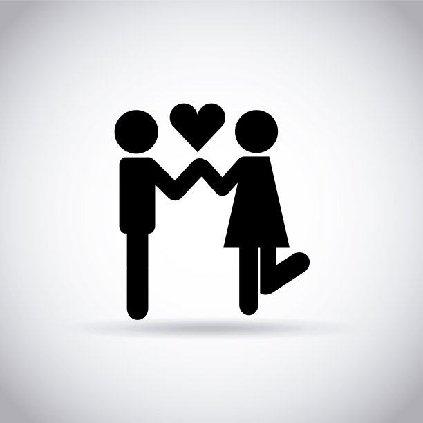 情侣相爱设计图片下载