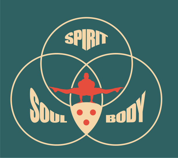 健美运动员的轮廓保持平衡图片下载