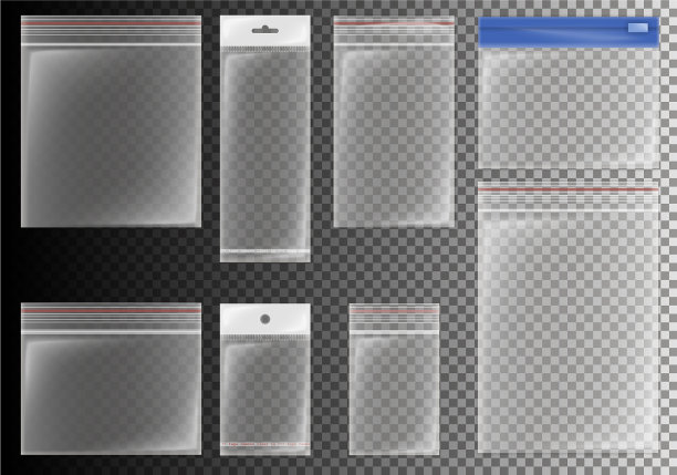 透明塑料袋收集袋图片下载