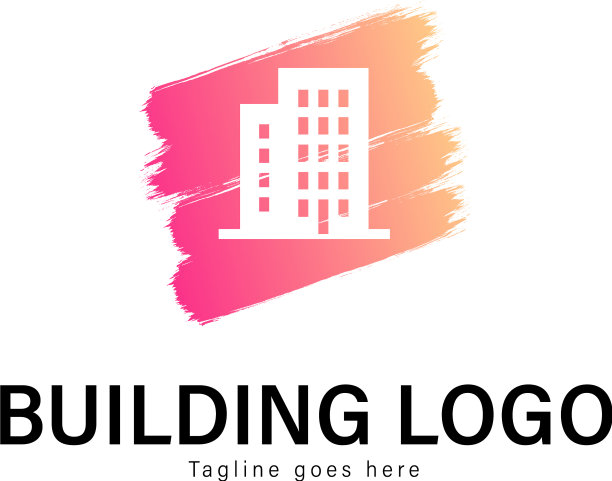 建筑标志模板设计图片下载