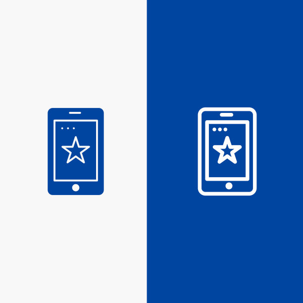 手机手机爱尔兰线和字形固体图片下载