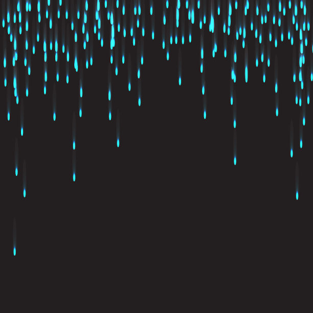 蓝色的霓虹烟花元素对节日和图片下载