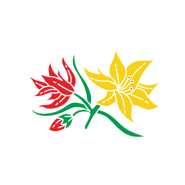 花叶设计模板图片下载