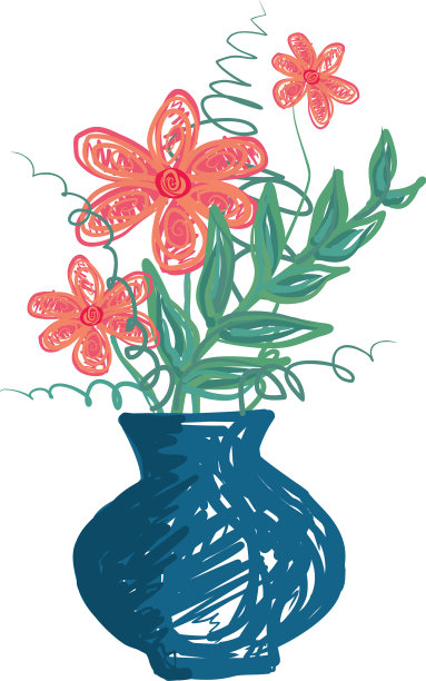 花瓶里的鲜花图片下载