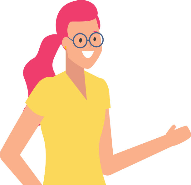 商业女性人物肖像白色背景图片下载