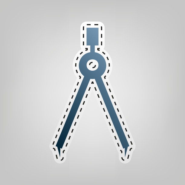 分隔符简单符号蓝色图标用图片下载