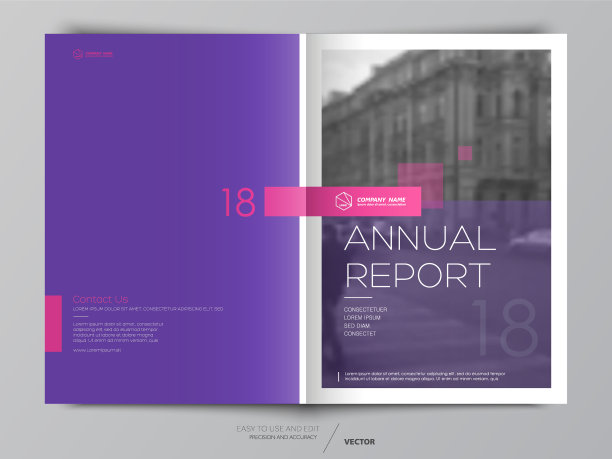 封面设计年度报告传单小册子图片下载