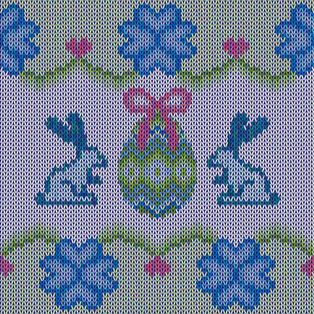 编织快乐复活节背景图片下载