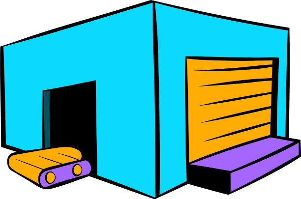 工业仓库图标图标卡通图片下载