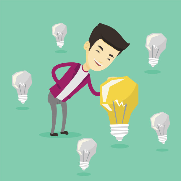 有商业想法的亚洲商人图片下载