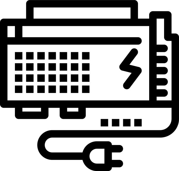 Apc电池电脑电源蓝色和红色图片下载