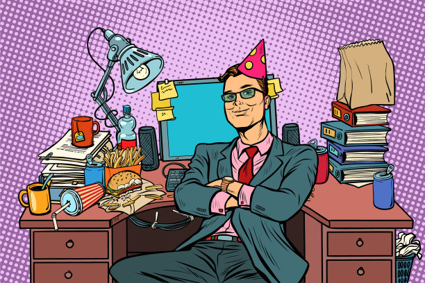 波普艺术商人生日工作场所图片下载