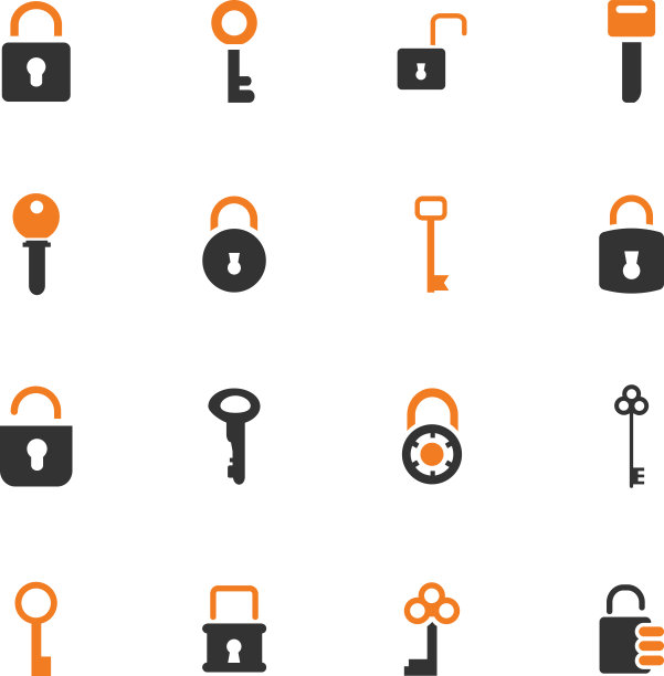 锁定和键图标设置图片下载