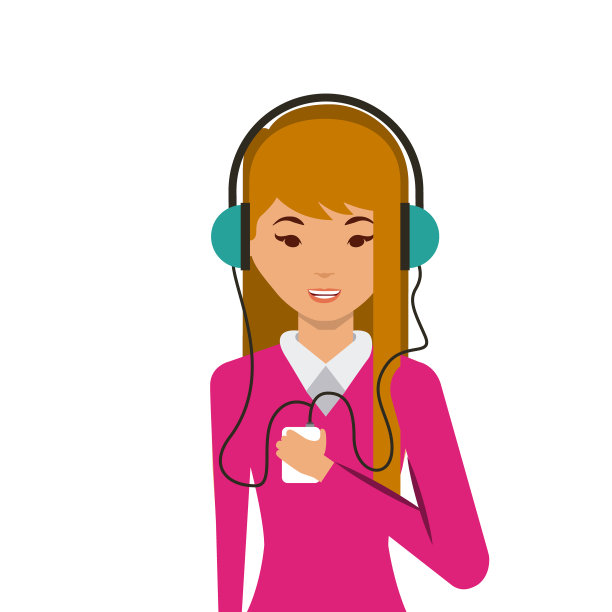 卡通女人图标图片下载