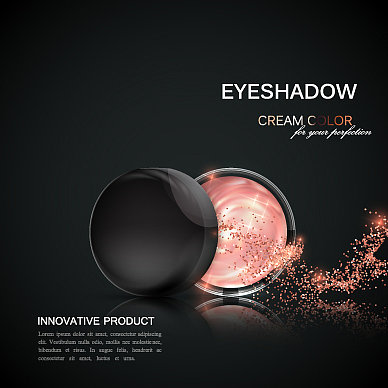 美妆眼影广告图片下载