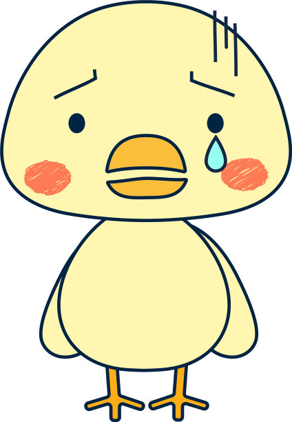 全长可爱的色调颜色小鸡性格图片下载