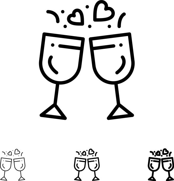 玻璃爱喝婚纱黑线粗细图片下载