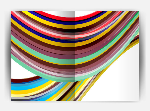 业务报告覆盖模板波图片下载