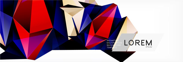 3d卡在光的背景抽象三角形图片下载