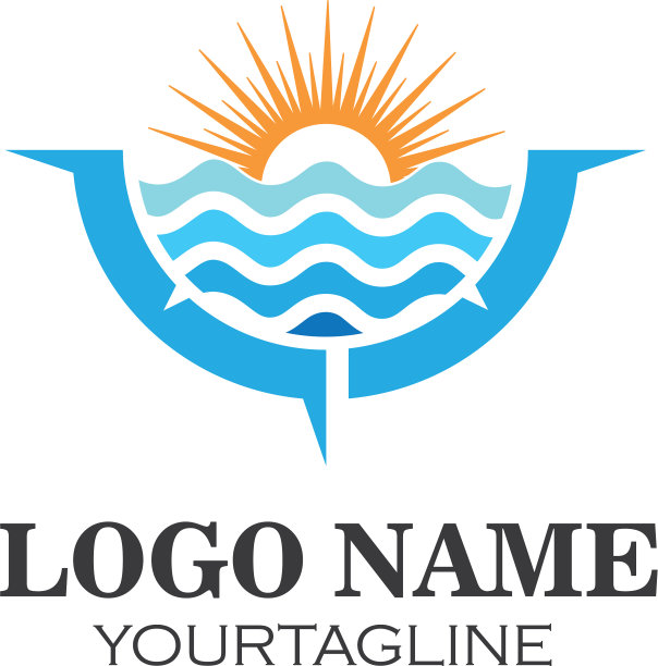 太阳标志模板图片下载