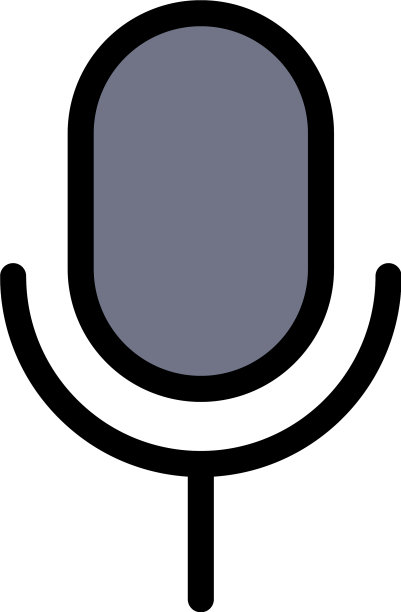 麦克风麦克风基本UI平面颜色图标图标图片下载