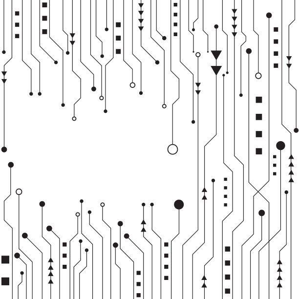 高科技技术几何图片下载