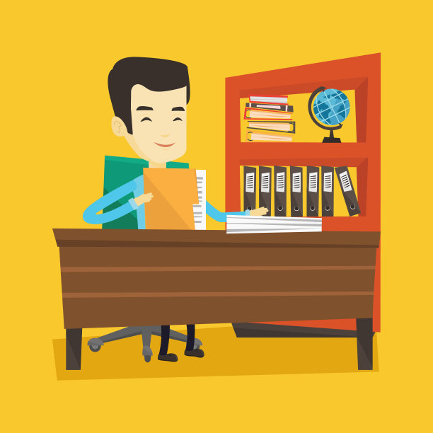 处理文件的办公室职员图片下载