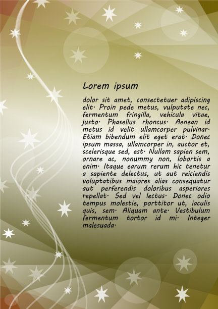 节日金色抽象背景与星星图片下载