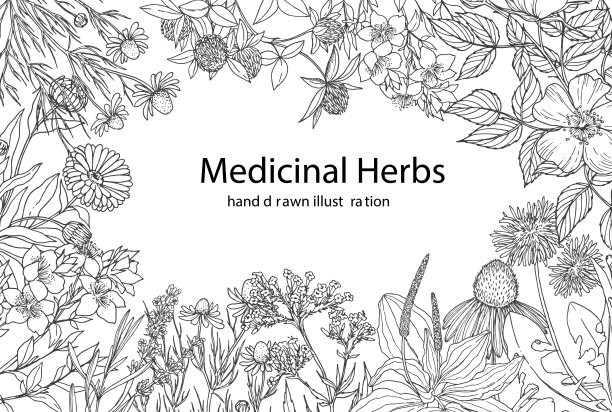 水平单色横幅与药用图片下载