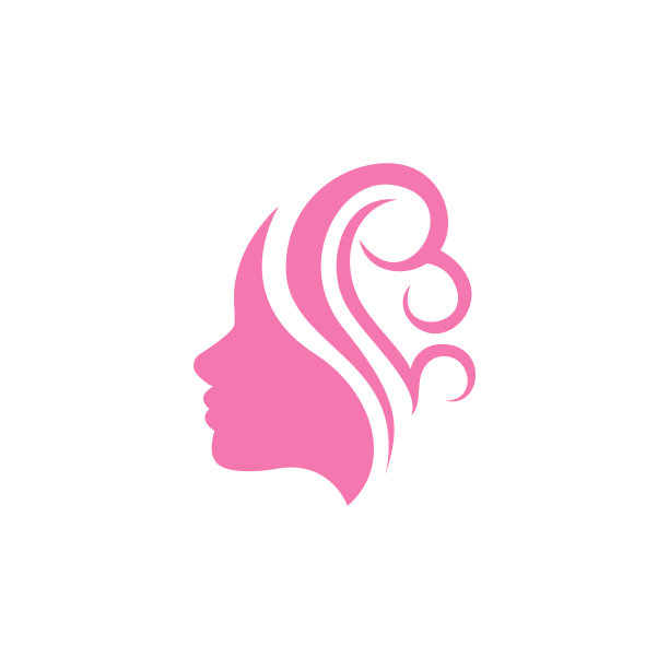 美容水疗标志设计模板女人剪影图片下载