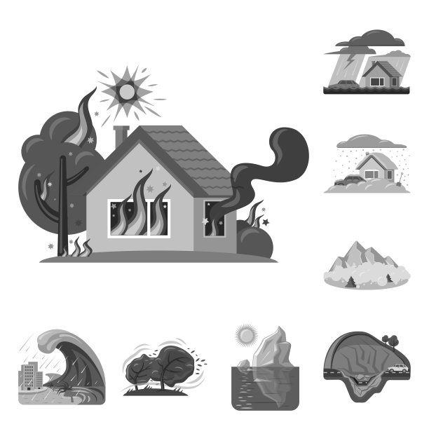 自然灾害标志图片下载
