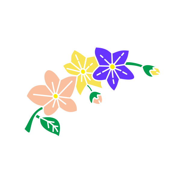 花叶设计模板图片下载