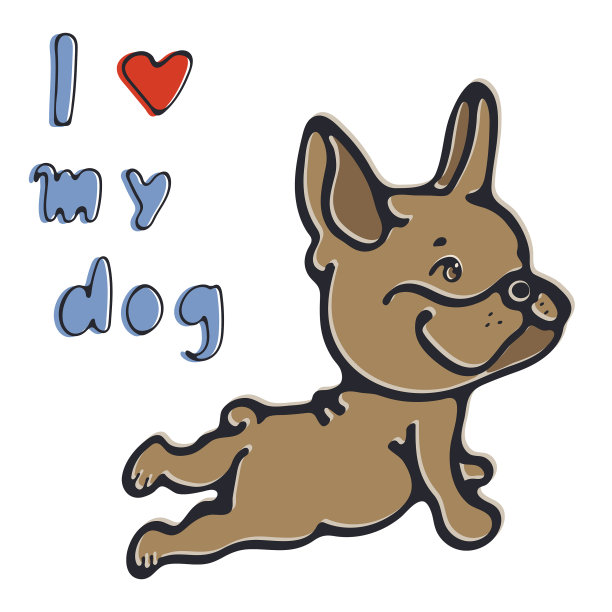 和一只法国斗牛犬一起做瑜伽图片下载