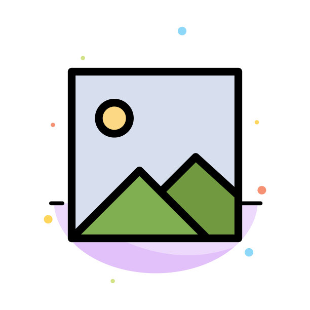 推特图片图片抽象平面颜色图标图片下载