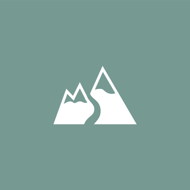 简约山峰图标图片下载