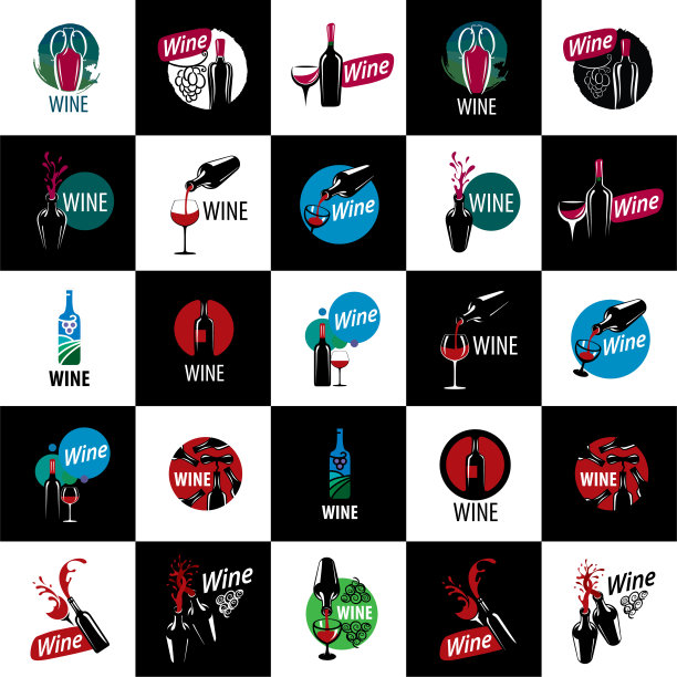 标志葡萄酒图片下载