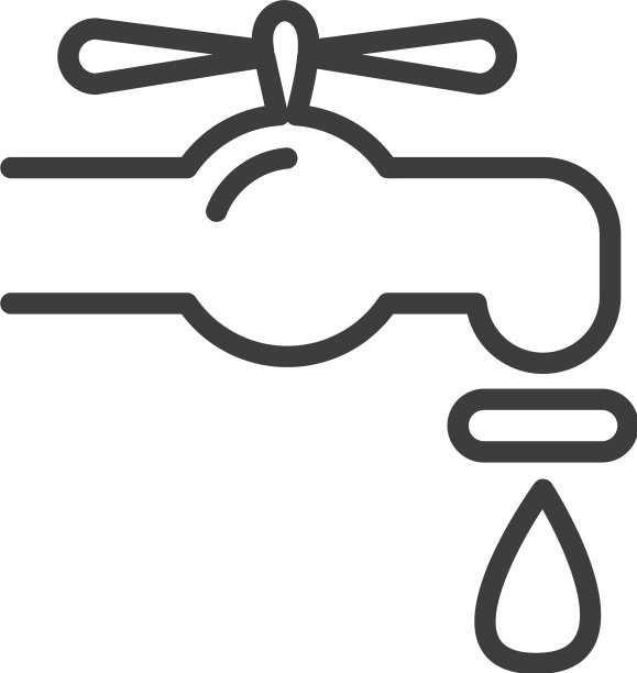 城市和城市元素的标志——饮水图片下载