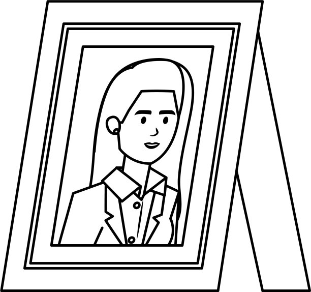 肖像与优雅的女商人图片下载